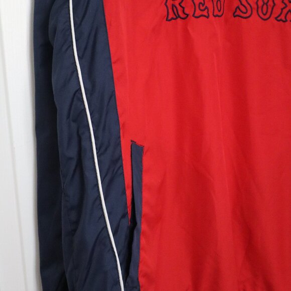 MLB Boston Socks Men's Hoodie/Windbreaker Size L Pockets. - Picture 8 of 8